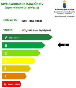 Etiqueta Calidad Playa Honda