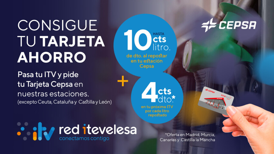 Nueva tarjeta de ahorro CEPSA llega de la mano de Itevelesa