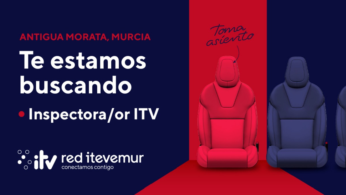 Oferta de empleo: Se busca Inspectora/or ITV para nuestra estación de Antigua Morata, Itevemur