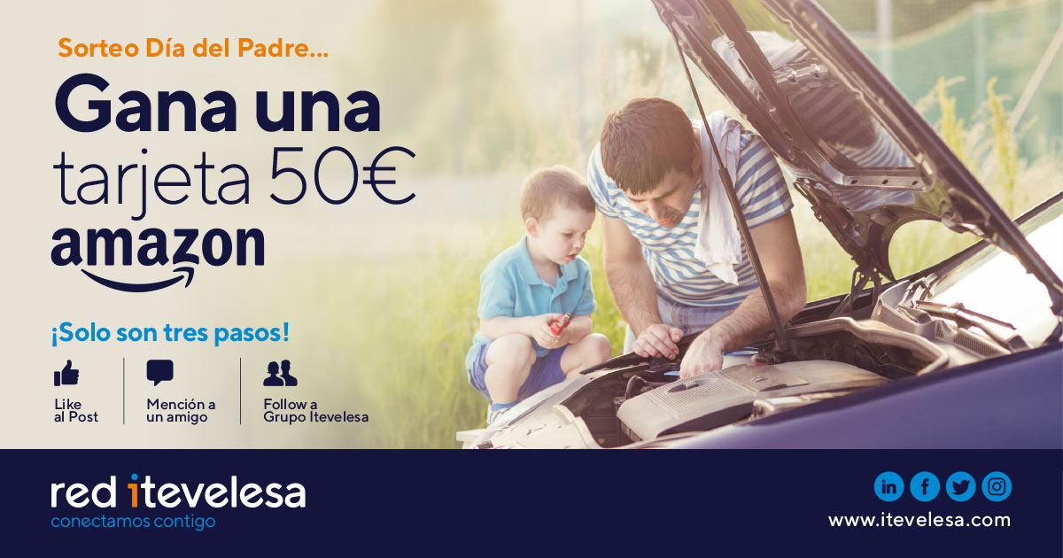 ¡Llévate una tarjeta de 50€ de Amazon por el Día del Padre!