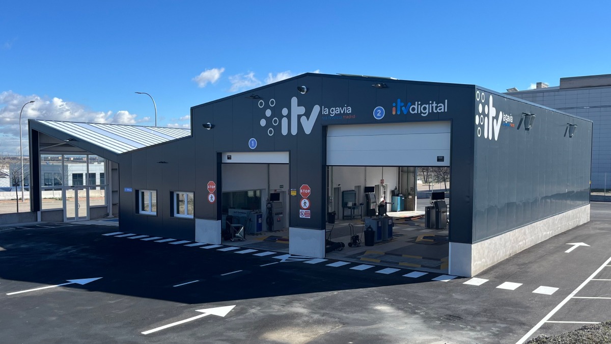 La nueva estación de la Gavia tiene dos líneas de inspección y unas instalaciones amplias y modernas.