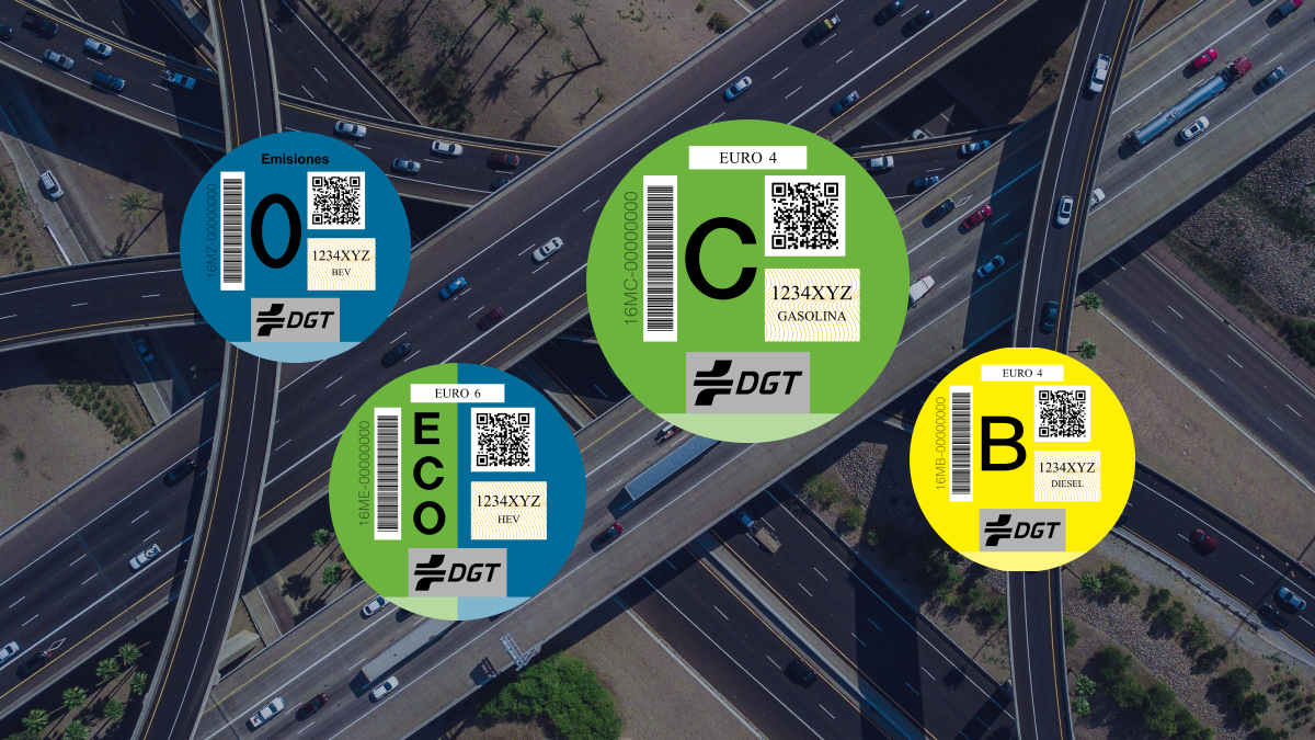 Distintivos Medioambientales de la DGT: Clasificación y uso.