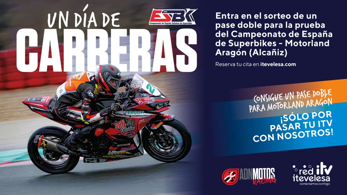 ¡Pasa tu ITV en Caspe y gana un pase doble para el ESBK en Motorland!