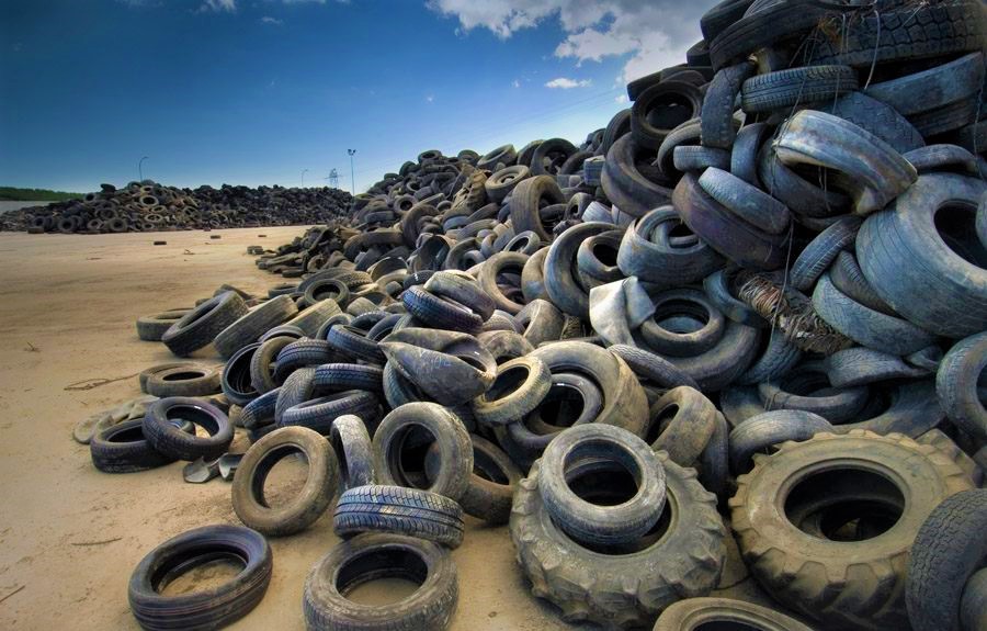 ¿Cómo se reciclan los neumáticos usados?