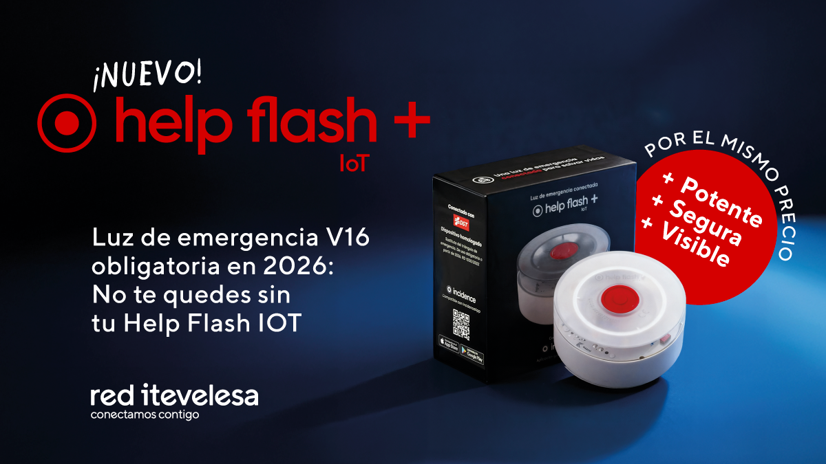 Luz de emergencia V16 obligatoria en 2026: No te quedes sin tu Help Flash