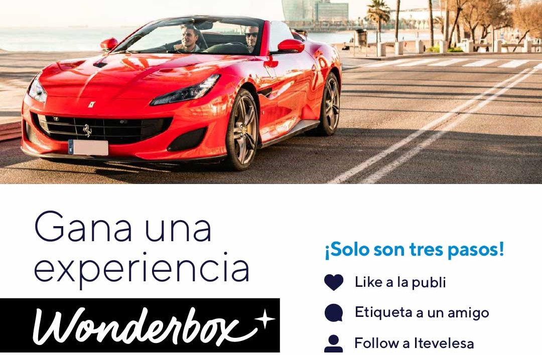 ¡Gana una experiencia Wonderbox en las Redes Sociales de Red Itevelesa!